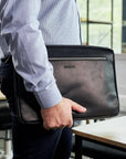 Leather Macbook Sleeve with Zipper - Pikore