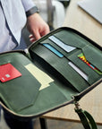 Leather Travel Document Holder - Pikore