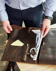 Leather Macbook Sleeve Belted - Pikore