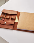 Leather Sketchbook Cover - Pikore
