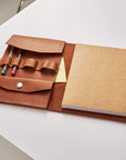 Leather Sketchbook Cover - Pikore