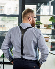 Leather Men's Suspenders - Pikore