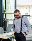 Leather Men's Suspenders - Pikore