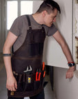 12-Pocket Leather Tool Apron - Pikore