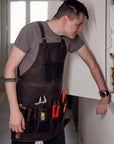12-Pocket Leather Tool Apron - Pikore