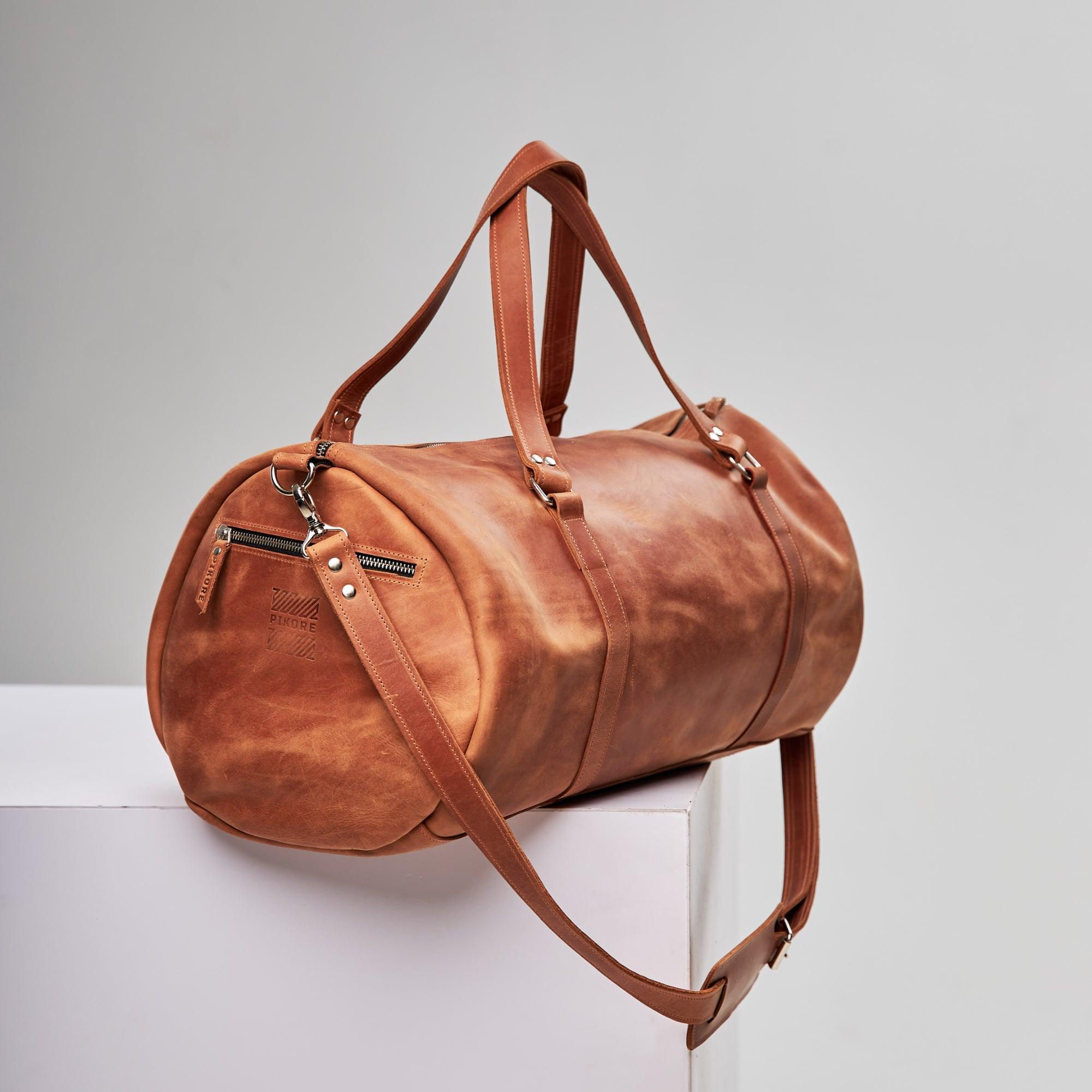Leather duffle bag - Pikore