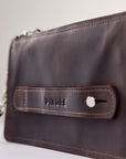 Personalized Leather Wallet Clutch - Pikore