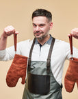 Leather Oven Mitts - Pikore