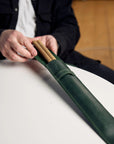 Personalized Leather Drum Stick Bag - Pikore