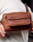 Leather Belt Bag For Men - Pikore