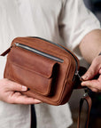 Leather Belt Bag For Men - Pikore