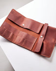 Leather Paint Brush Roll