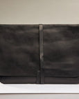 Black Leather MacBook Sleeve - Pikore