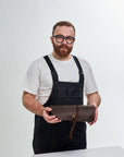 Leather Tool Roll Bag - Pikore