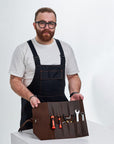 Leather Tool Roll Bag - Pikore