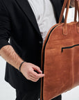 Leather suit carrier - Pikore