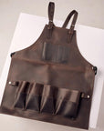 12-Pocket Leather Tool Apron - Pikore