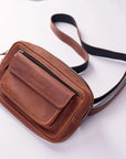 Leather Belt Bag For Men - Pikore