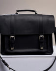 Briefcase Leather Bag - Pikore