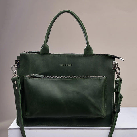 Green Laptop Bag - Pikore