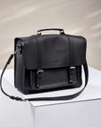 Briefcase Leather Bag - Pikore