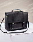 Briefcase Leather Bag - Pikore