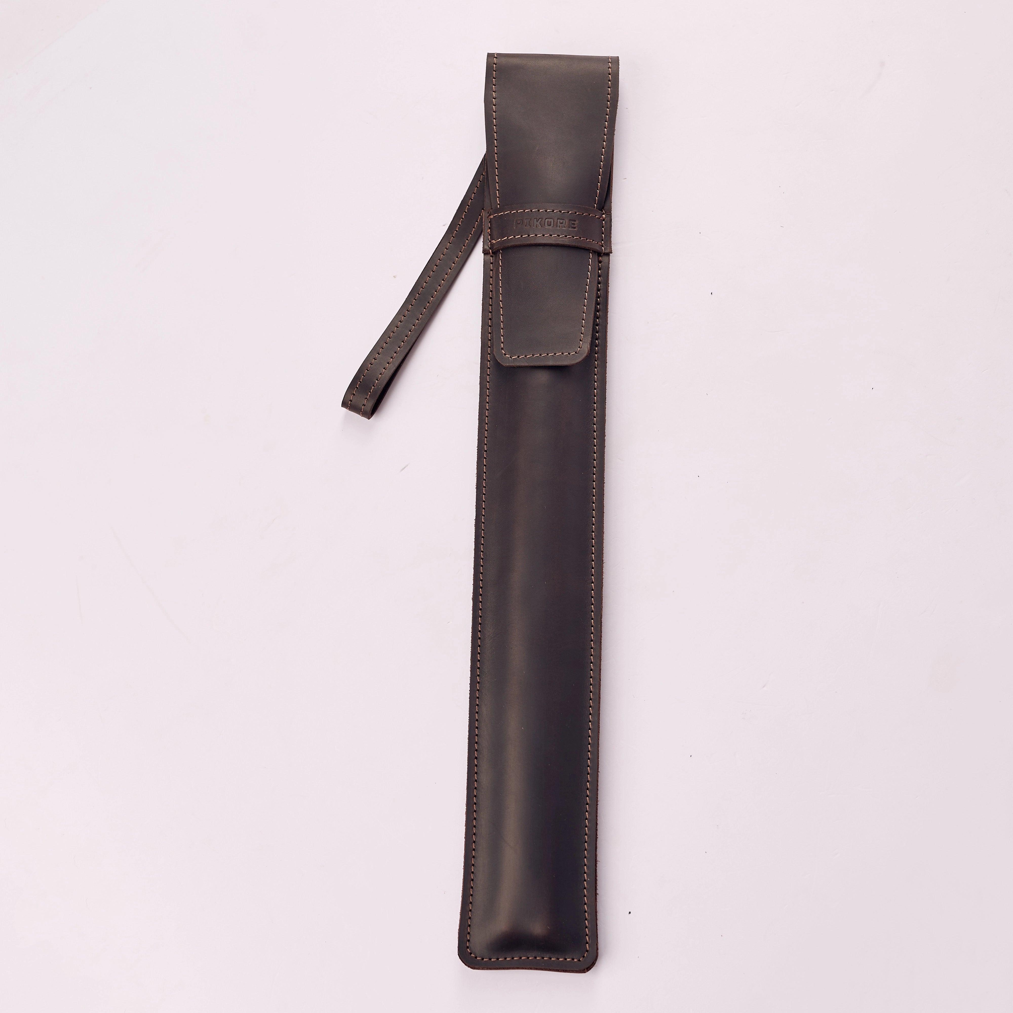Personalized Leather Drum Stick Bag - Pikore