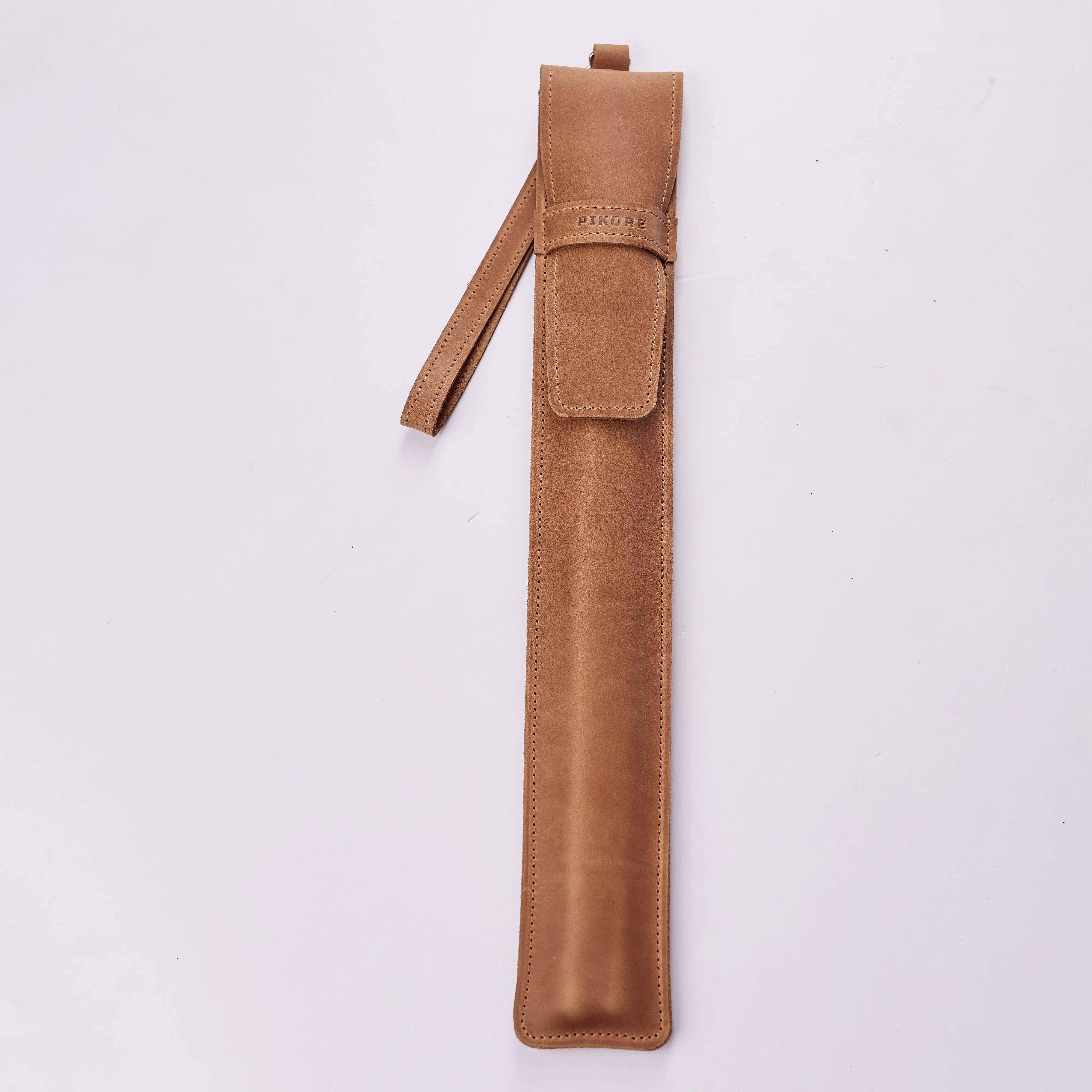 Personalized Leather Drum Stick Bag - Pikore