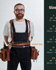 Leather Carpenter Tool Belt - Pikore