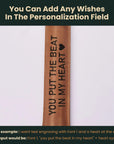 Personalized Leather Drum Stick Bag - Pikore