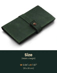 Snap Button Wallet Cambridge — Premium Personalized Handmade Leather Wallet | Pikore