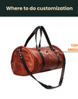 Leather duffle bag - Pikore