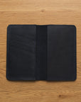 Black Leather Checkbook Cover