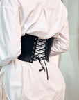 Black Leather Corset