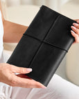 Black Leather Journal Cover