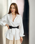 Black Waist Wide Belt