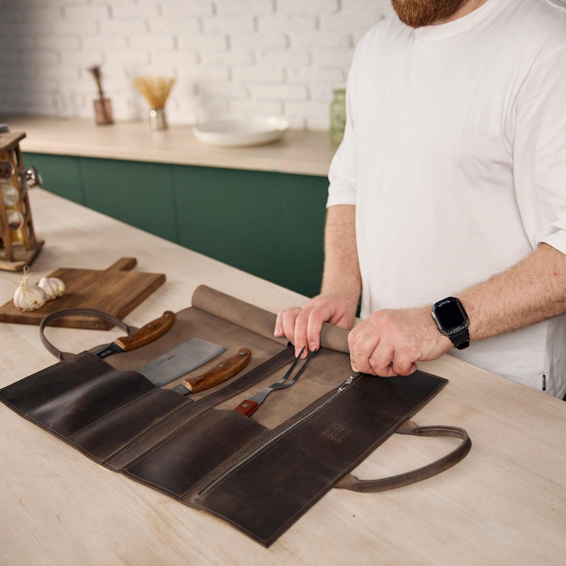Brown Knife Case