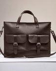 Brown Laptop Messenger Bag