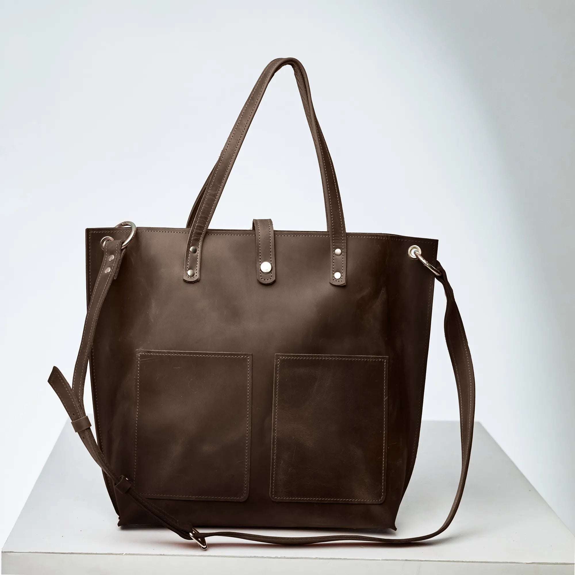 Brown Laptop Tote