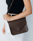 Brown Leather Crossbody Bag