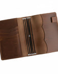 Leather Journal Cover Refillable With Elastic Band