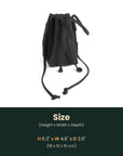 Bucket Bag Size Banner