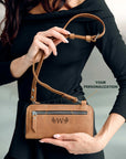 Wallet Bag Senna — Premium Personalized Handmade Leather Wallet Bag | Pikore