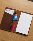 Leather Checkbook Cover — Premium Personalized Handmade Leather Checkbook Holder | Pikore