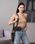 Crossbody Bag with Drink Holder