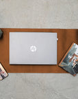 Engraved Desk Pad Light Cognac