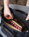 Engraved Leather Tote
