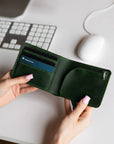 Engraved Leather Wallet