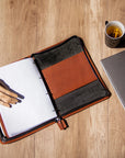 Engraved Leather Portfolio