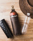Engraved Saddle Bottle Holder